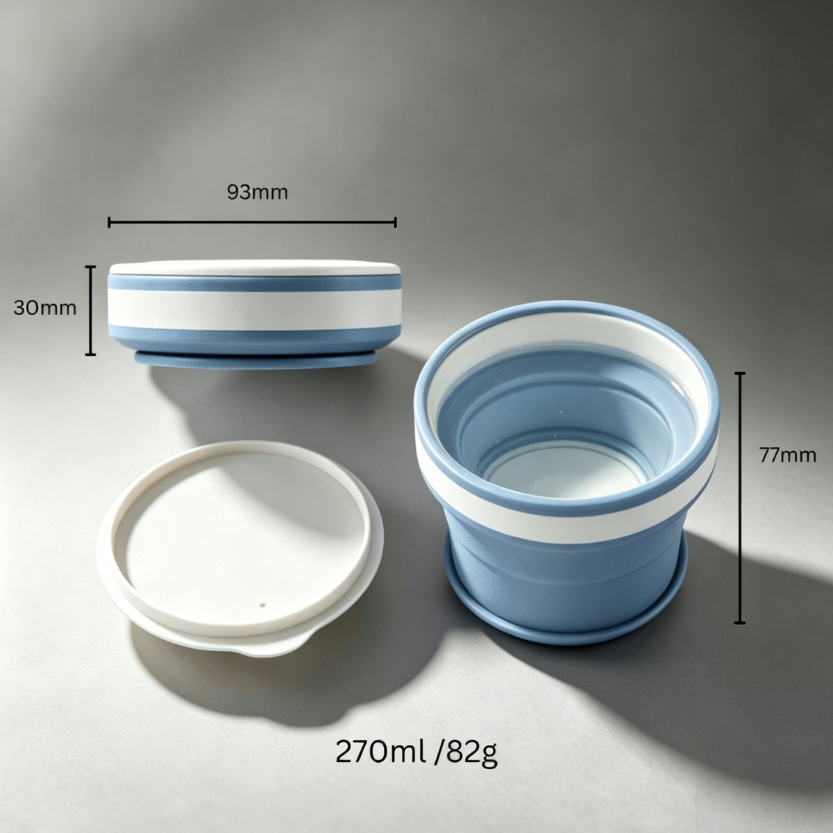 BPA-Free Collapsible Travel Mug 270ml